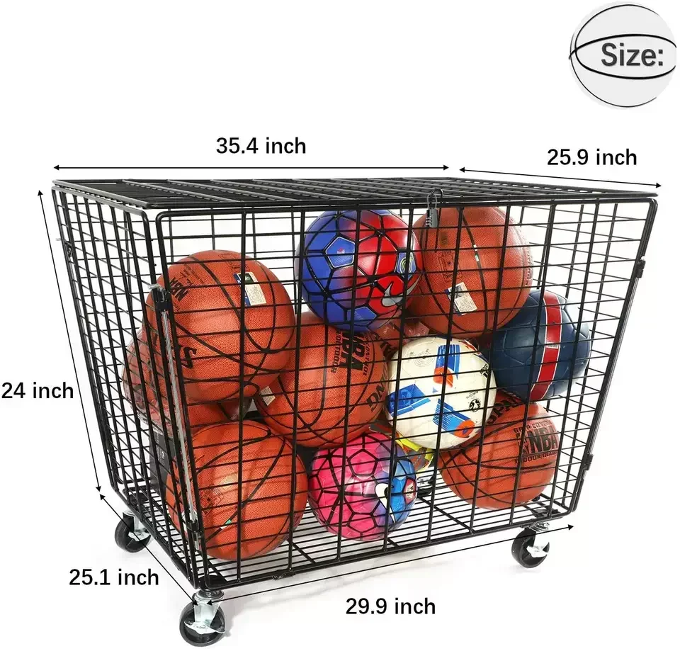 2026 Garage Ball Storage Rolli - Sports Equipment Locker incelemesi ve fiyatı