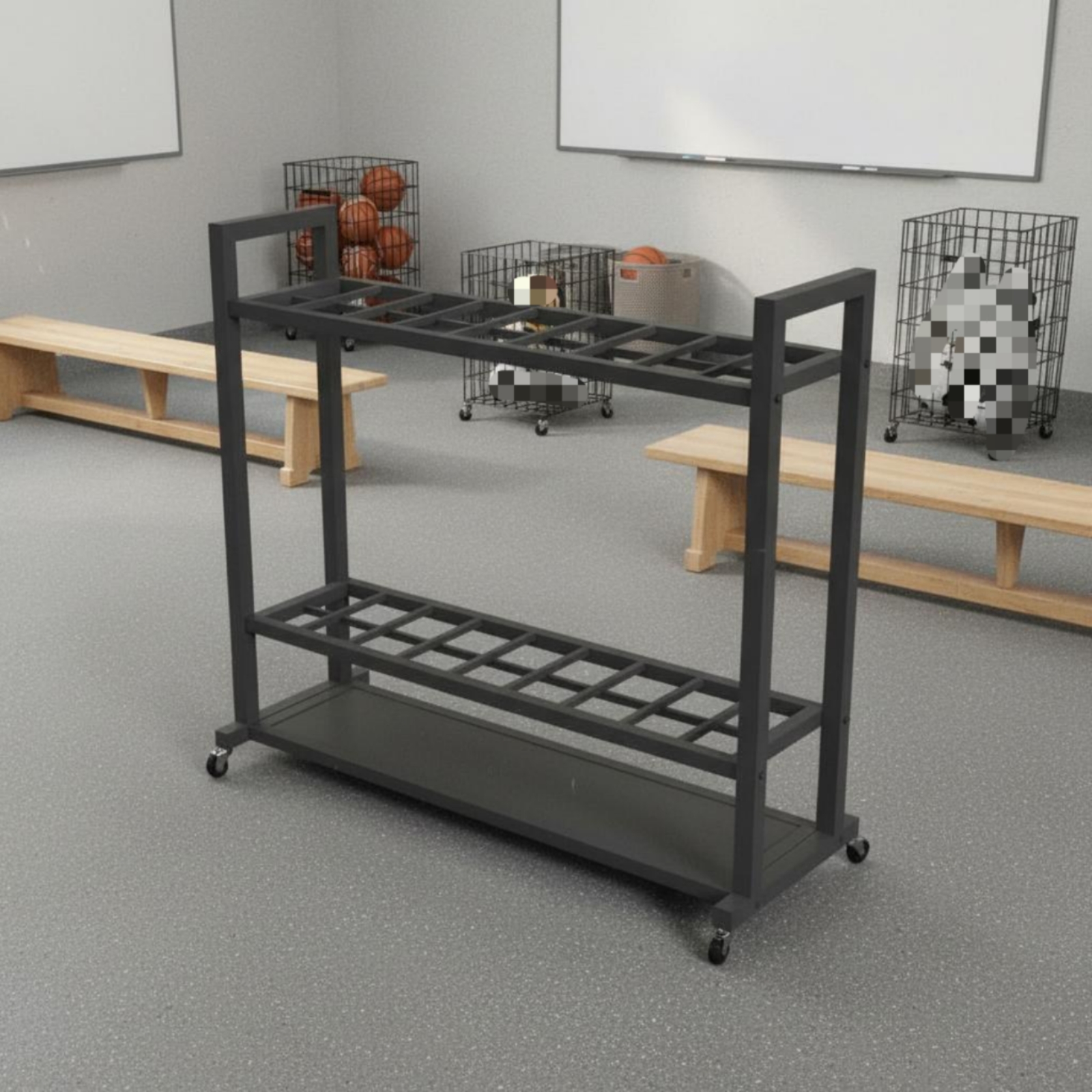 Lacrosse Stick Rack Caster Whe - Sports Equipment Locker incelemesi ve fiyatı