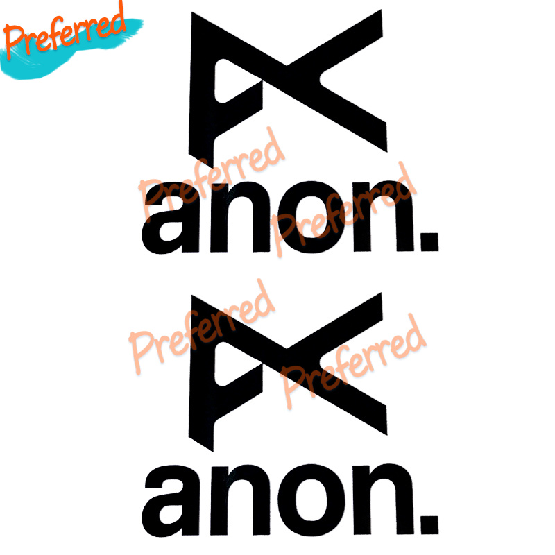 2x Ski Stickers - Anon Ski Ski - Sports Equipment Background incelemesi ve fiyatı