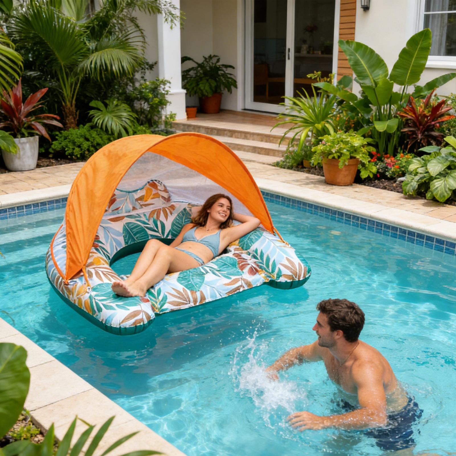 Pool Float with Canopy Inflata - Pull Buoy Swimming incelemesi ve fiyatı