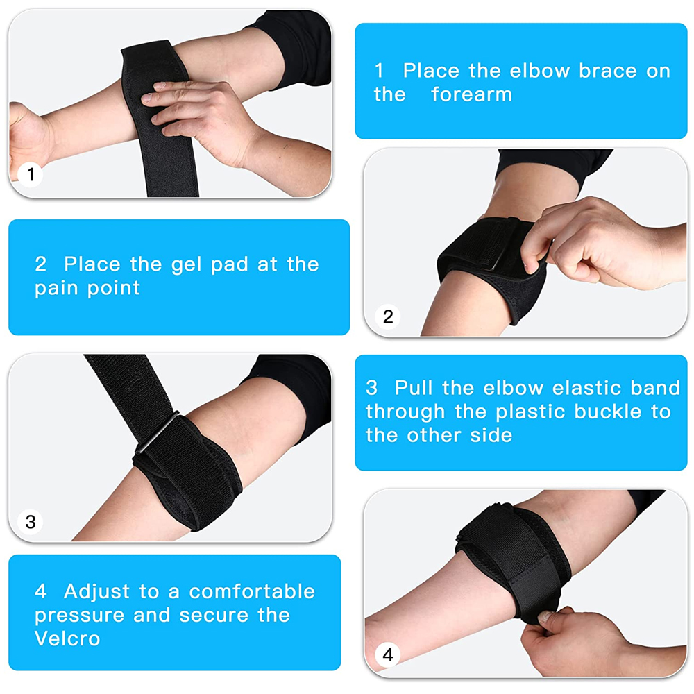 1Pcs Adjustable Compression El - Tennis Elbow Brace incelemesi ve fiyatı