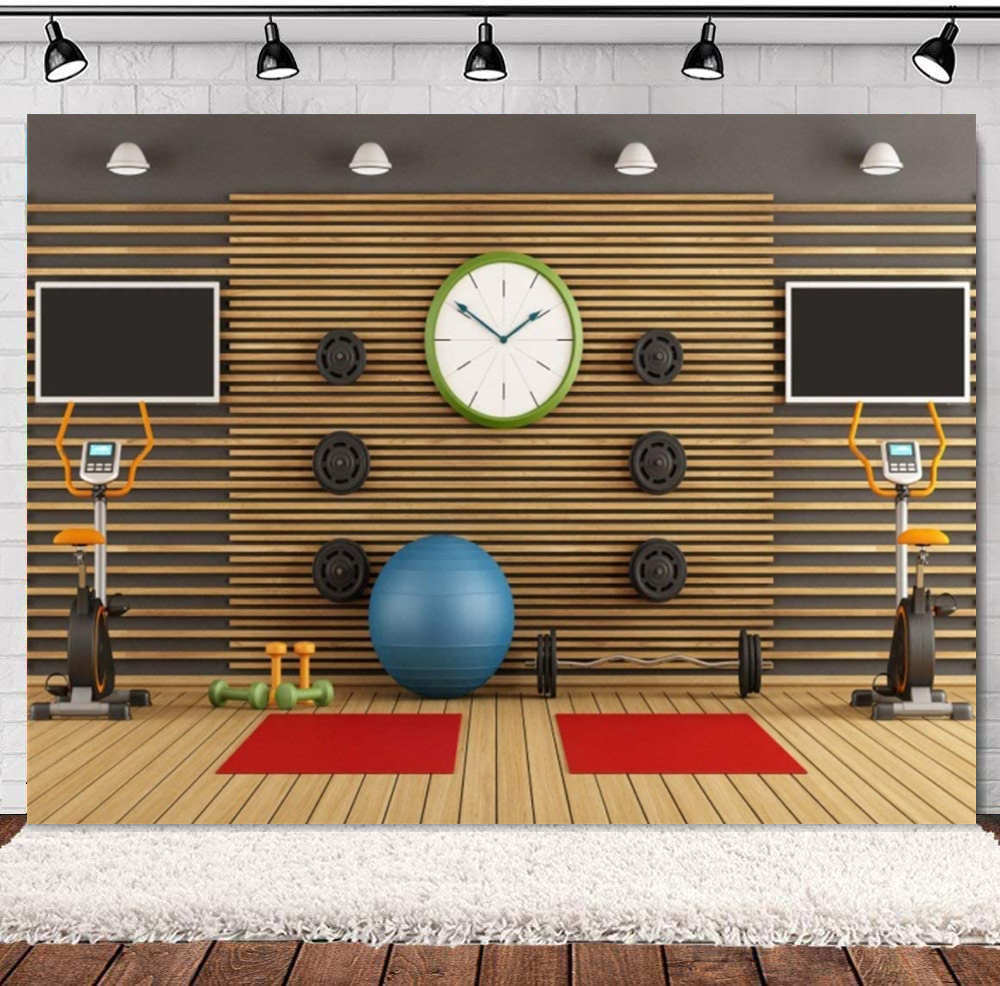 Gym Photography Backdrop Stadi - Sports Equipment Background incelemesi ve fiyatı