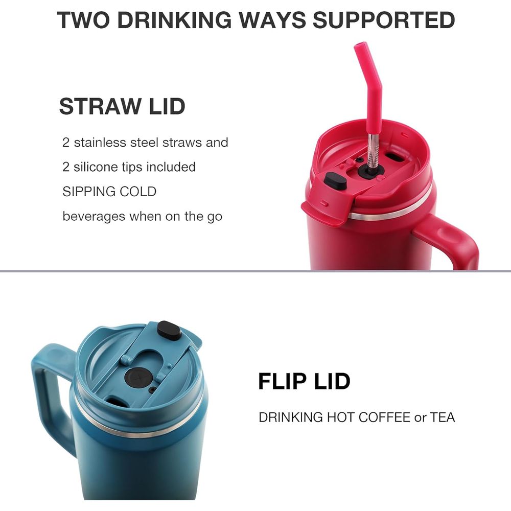 40 oz Insulated Travel Mug wit - Sports Water Bottle Insulated incelemesi ve fiyatı