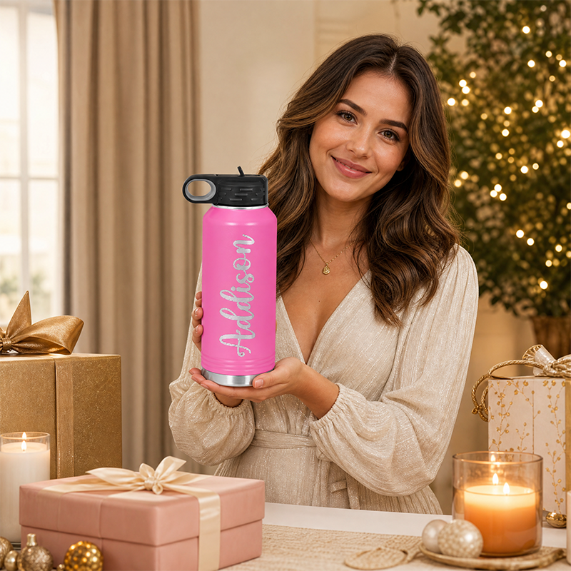 Customizable Large Stainless S - Sports Water Bottle Insulated incelemesi ve fiyatı