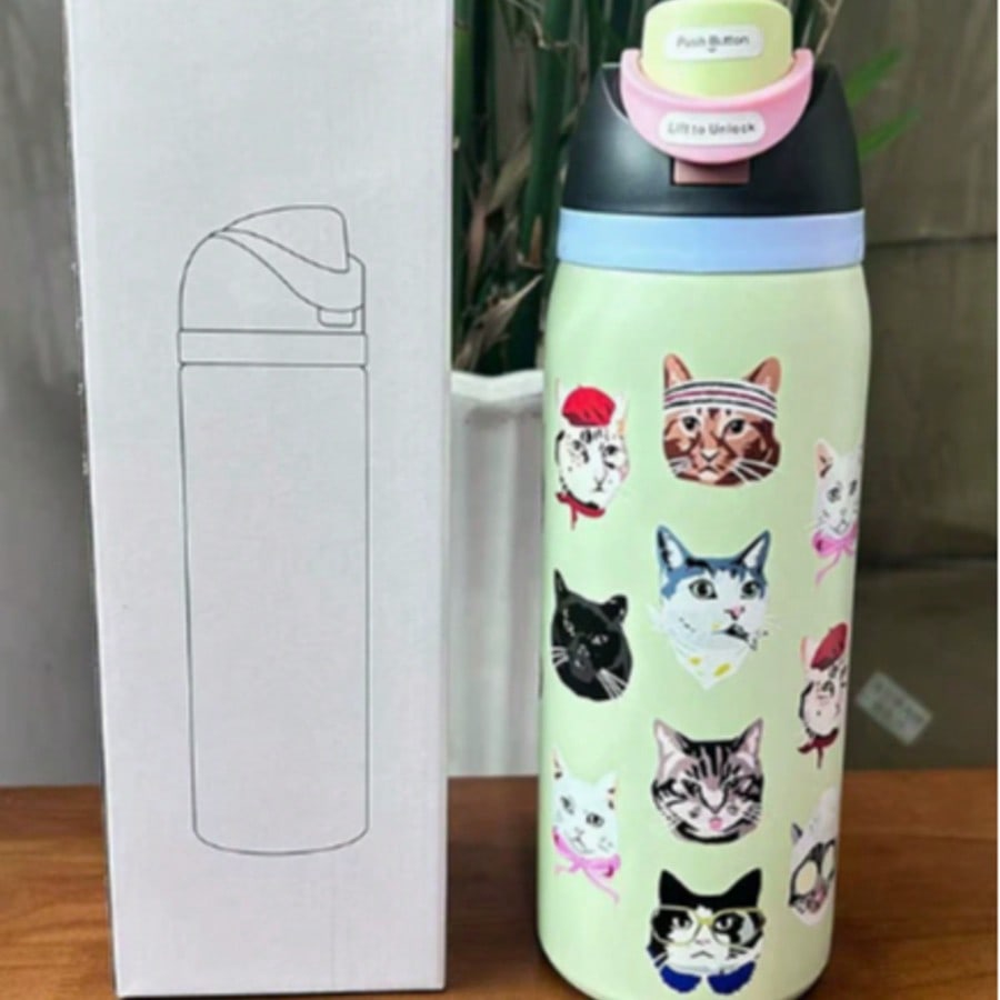 Cute And Stylish Dual-Drink Fr - Sports Water Bottle Insulated incelemesi ve fiyatı